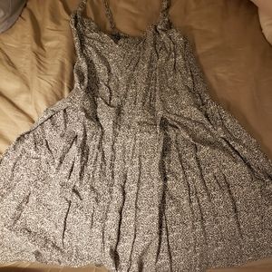 BNWOT Hollister gray n white romper size m